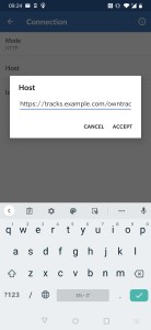 Connection page