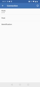 Host setup form